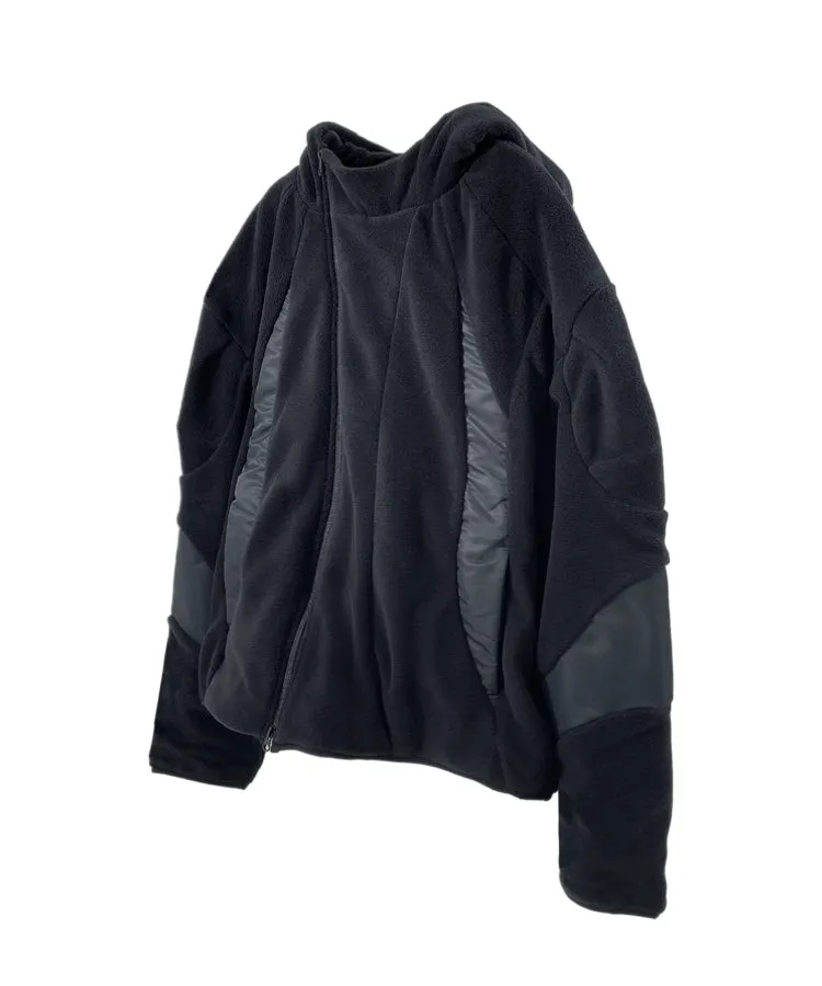 Lightning fleece jacket black