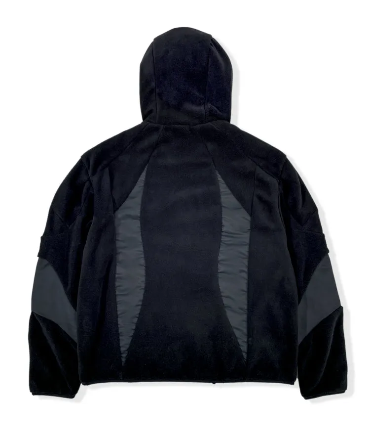 Lightning fleece jacket black