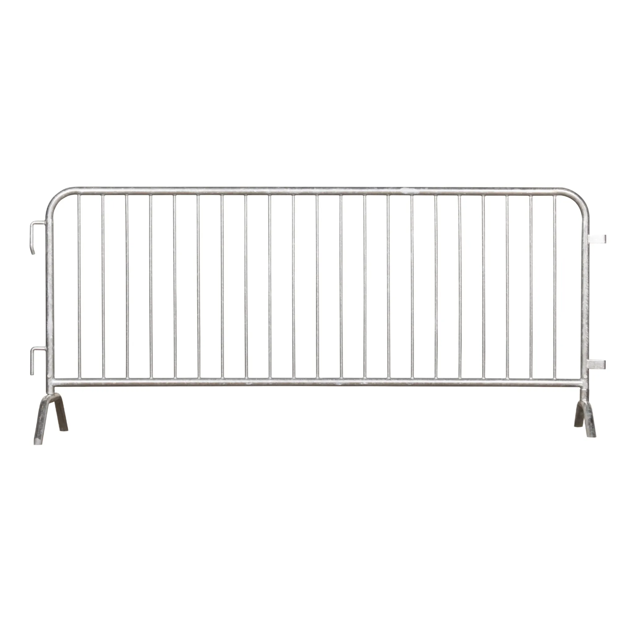 Lightweight Hot-Dipped Galvanized Steel Barricade, 8.5 Ft. - Angry Bull Barricades