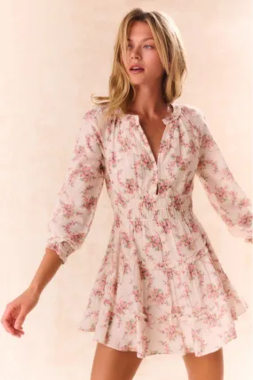 Mellini Floral Cotton Mini Dress