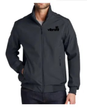 Men's Full Zip Black on Black Jacket