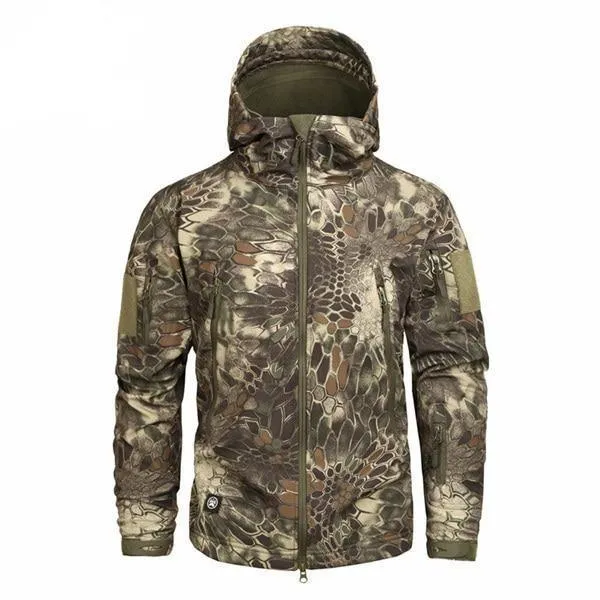 Men's Military Camouflage Fleece Army Jacket/Windbreakers