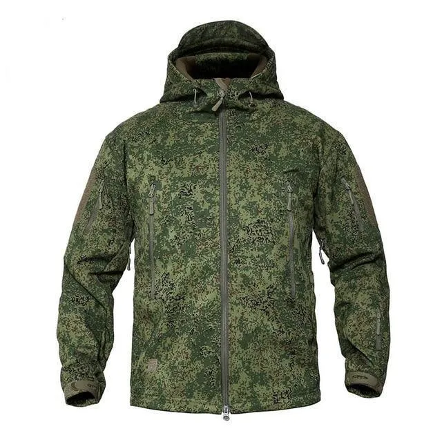 Men's Military Camouflage Fleece Army Jacket/Windbreakers