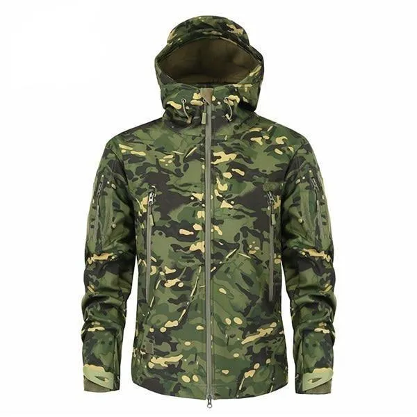 Men's Military Camouflage Fleece Army Jacket/Windbreakers