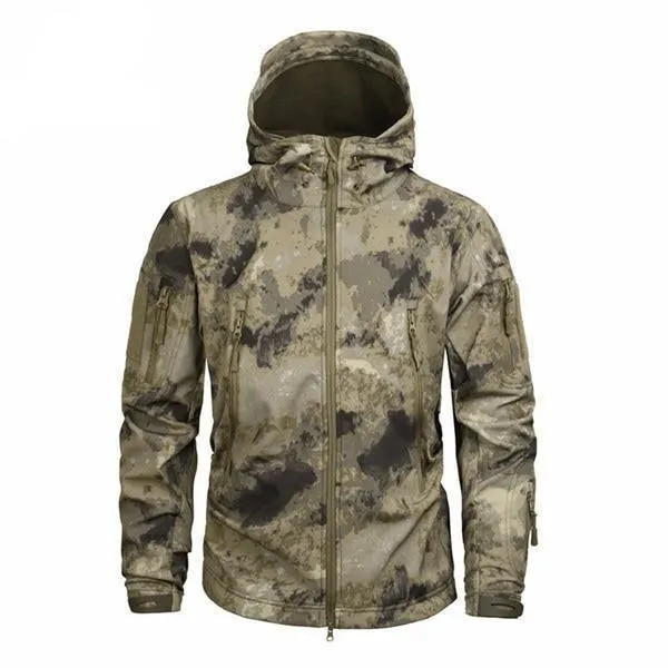 Men's Military Camouflage Fleece Army Jacket/Windbreakers