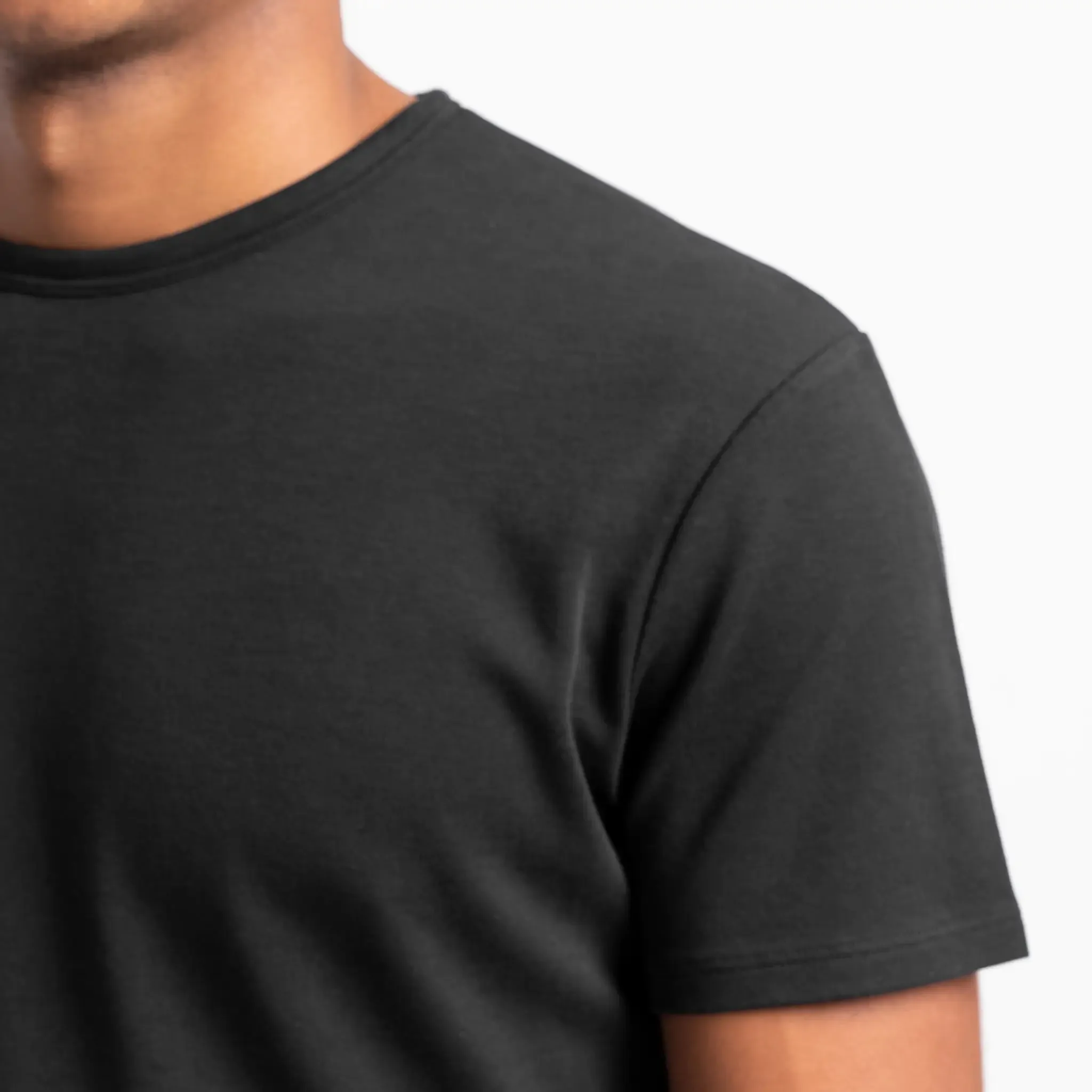 Men's Organic Pima Crew Neck Tee - Relaxed Fit