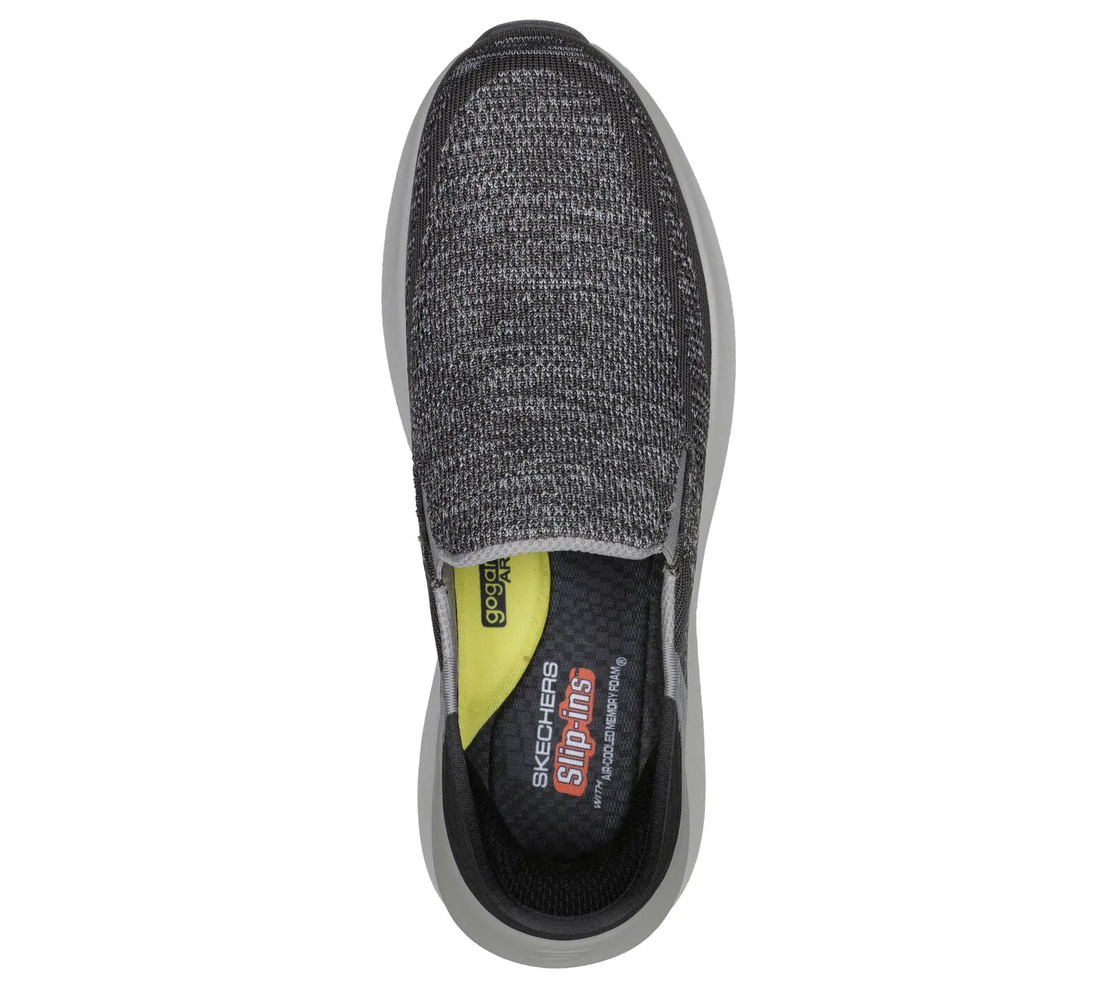 MEN'S SKECHERS SLIP-INS NEVILLE - ROVELO  | CHARCOAL / LIGHT GRAY