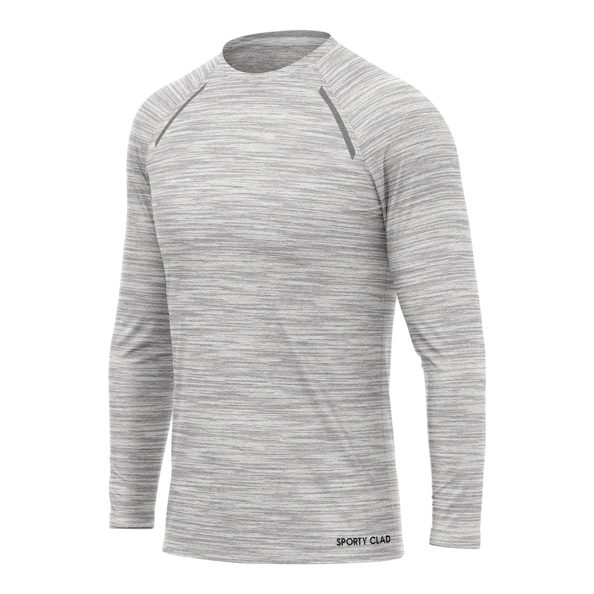 Men's White Long Sleeve Thermal T-Shirt