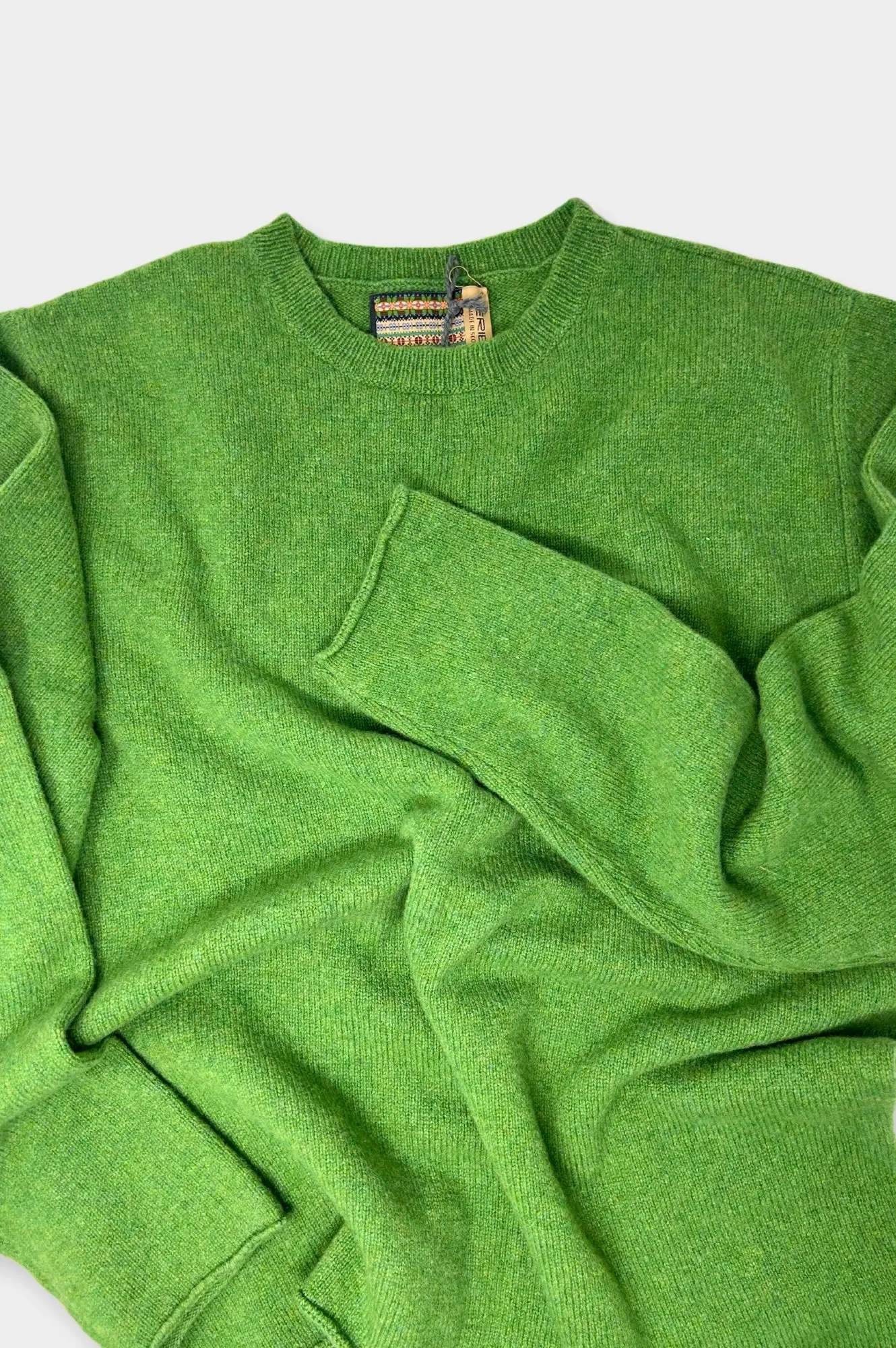 Merino Wool Corry T-Shirt Sweater | Green