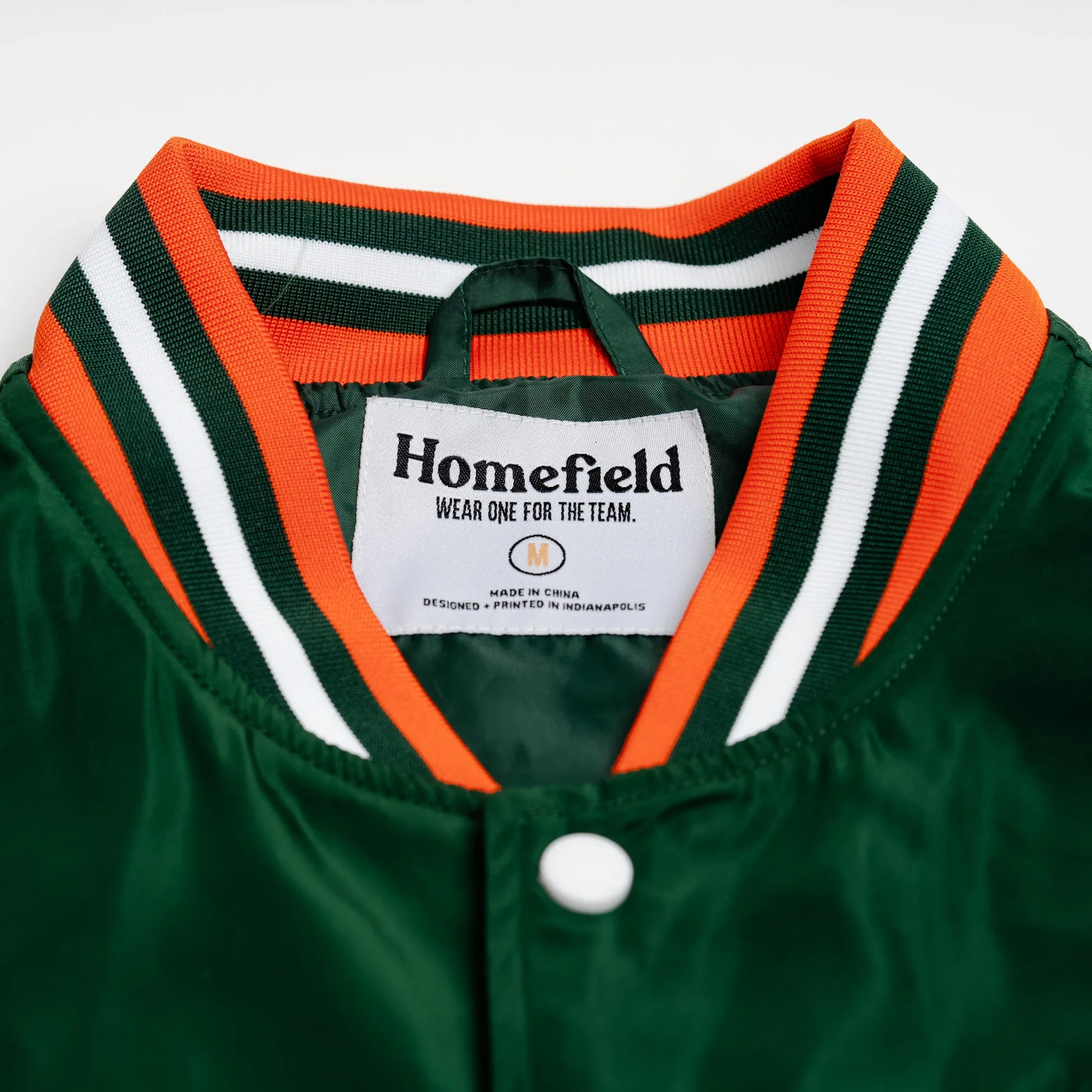 Miami Hurricanes Retro Sebastian Bomber Jacket