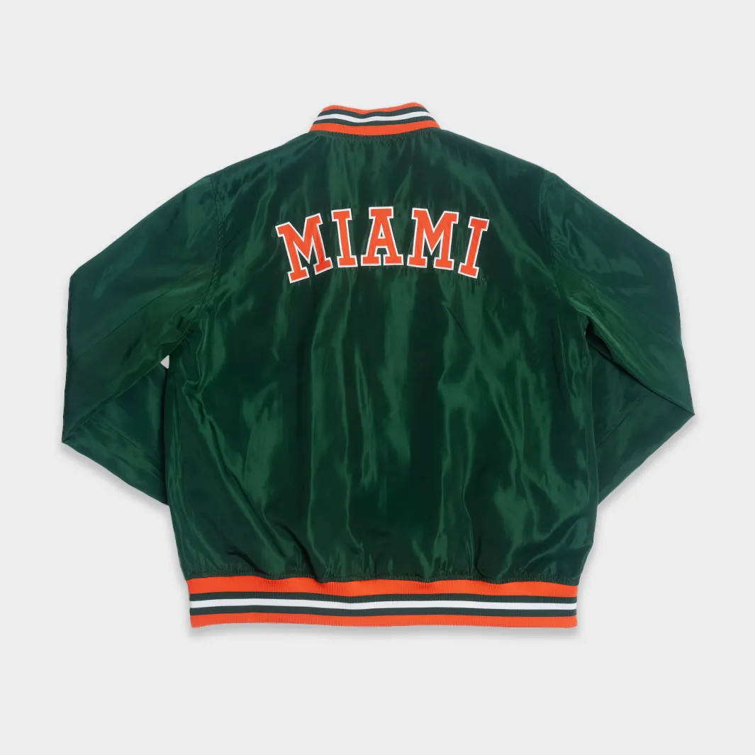 Miami Hurricanes Retro Sebastian Bomber Jacket