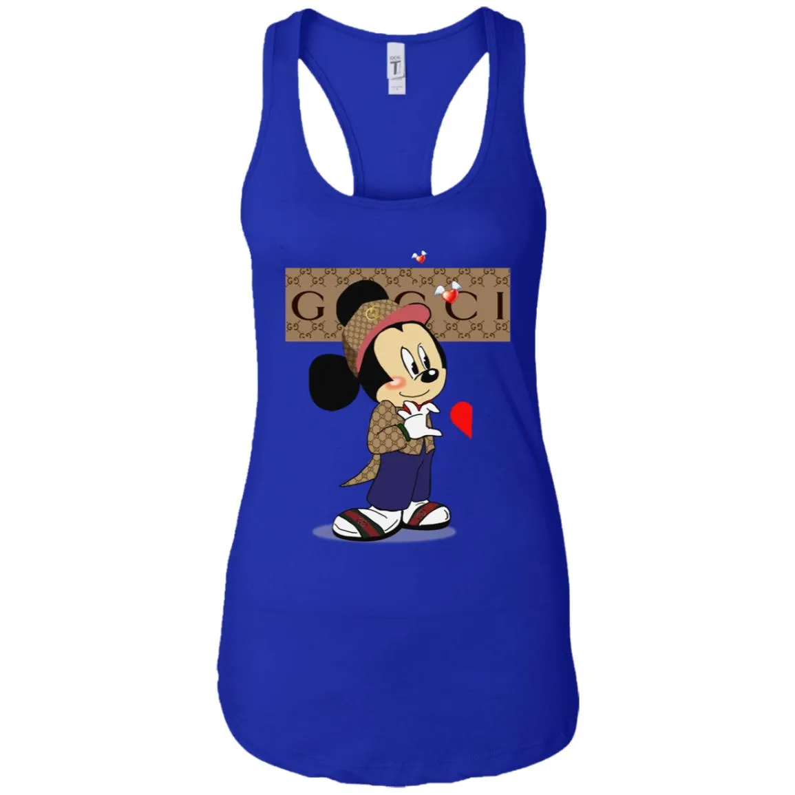 Mickey Mouse Love Couple T-shirt Valentine's Day T-shirt Women Tank Top