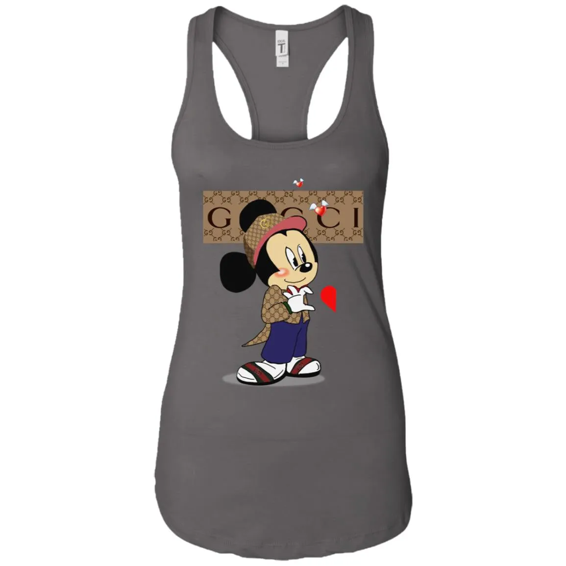 Mickey Mouse Love Couple T-shirt Valentine's Day T-shirt Women Tank Top