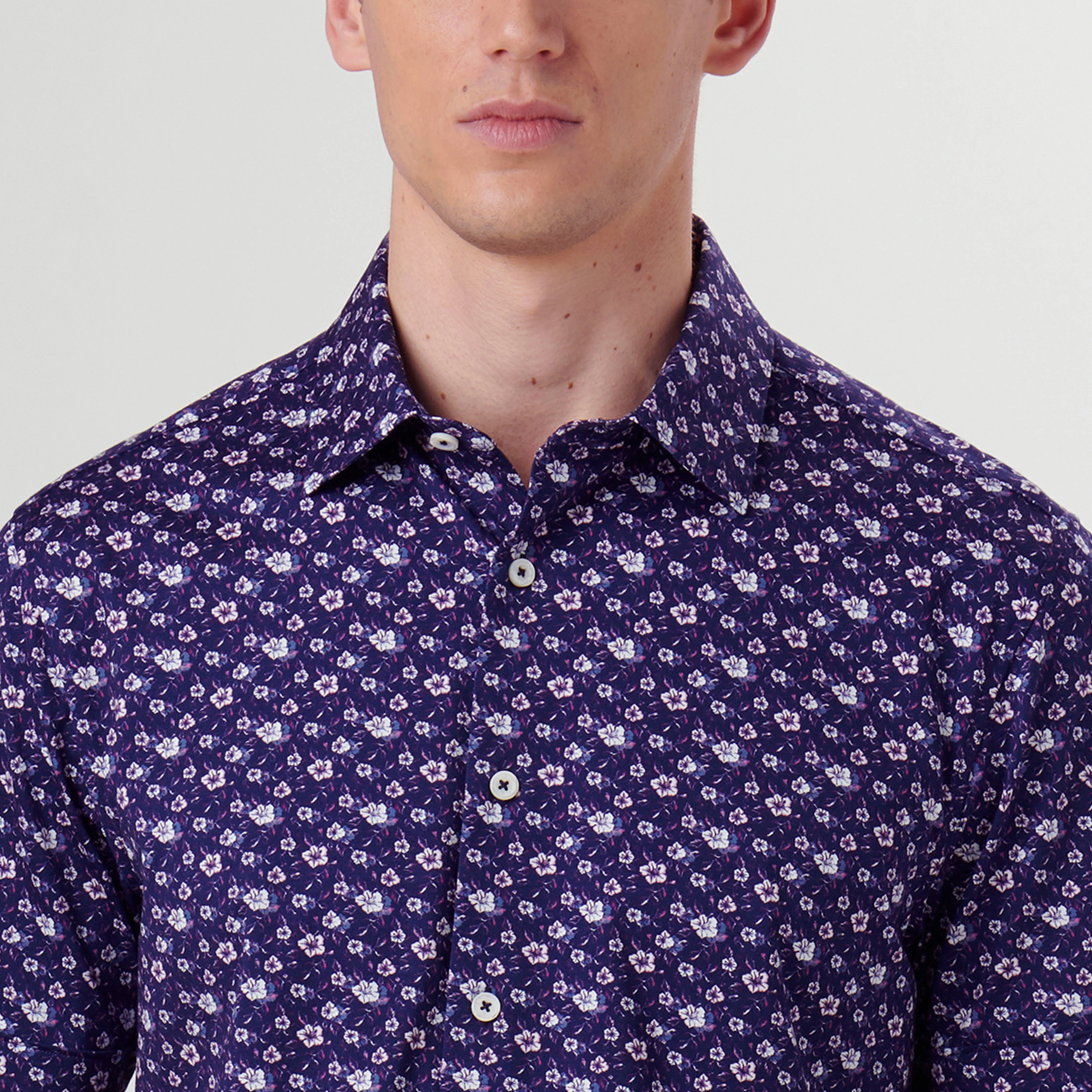 Miles Floral OoohCotton Short Sleeve Shirt