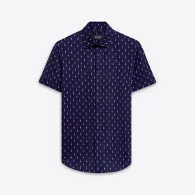 MILES Guitar Print OoohCotton Short Sleeve Shirt