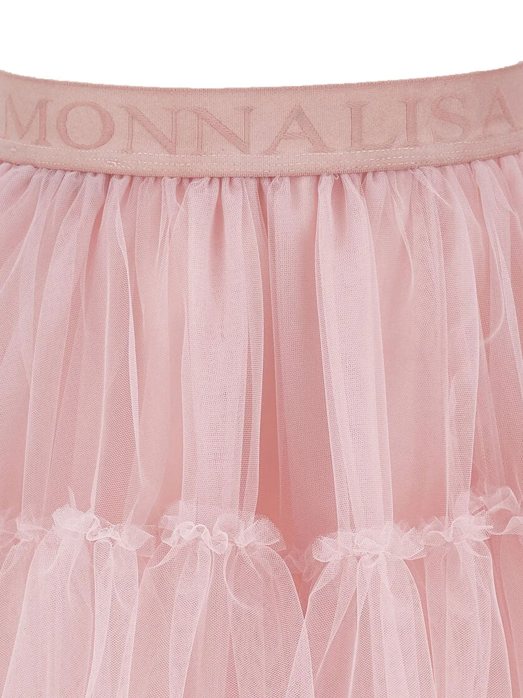 Monnalisa baby's tulle pink skirt