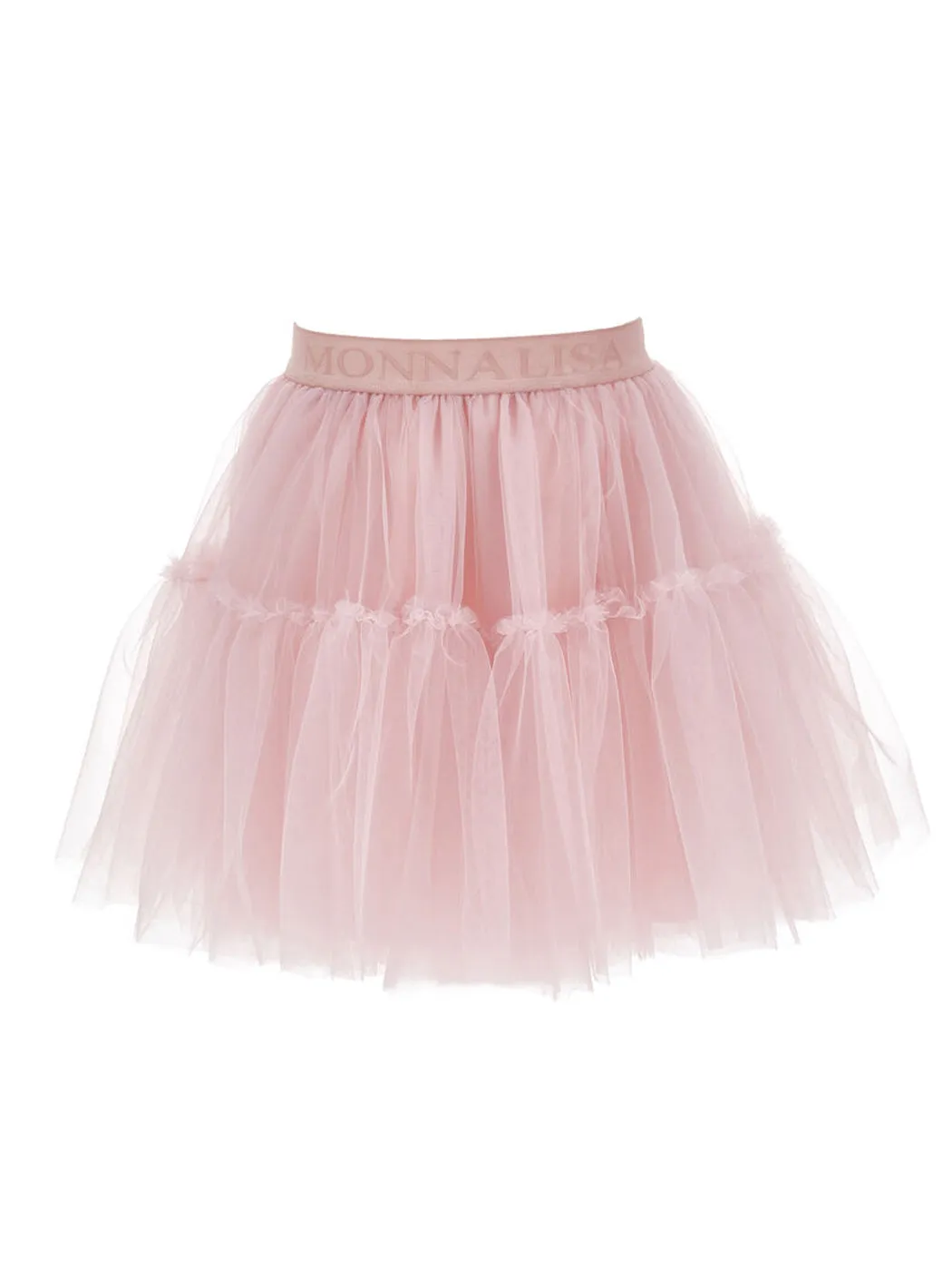 Monnalisa baby's tulle pink skirt