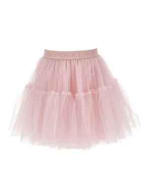 Monnalisa baby's tulle pink skirt