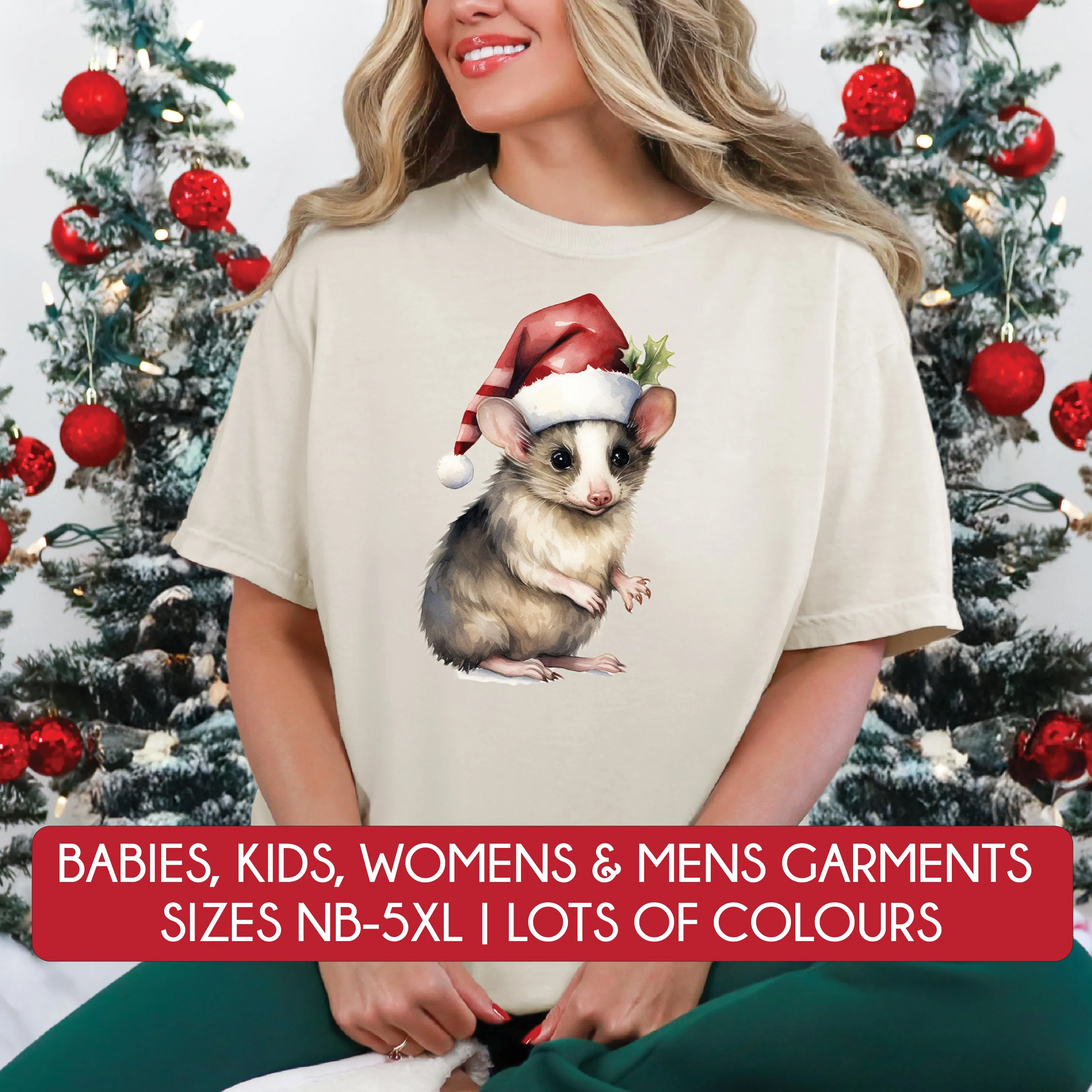 *MORE COLOURS AVAILABLE* Aussie Animals Christmas T-Shirt