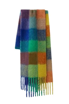 Multicolor Plaid Scarf