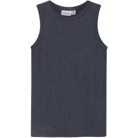 Name It Ombre Blue Wang Wool Needle Tank Top