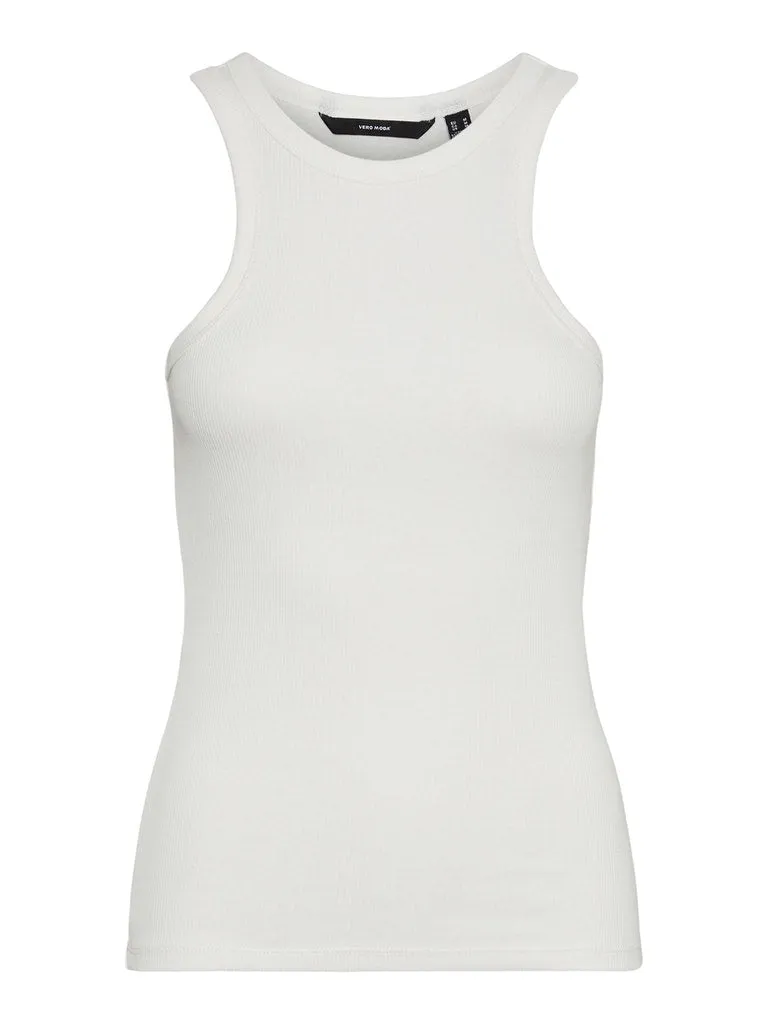 Natasha Sleeveless Cotton Tank Top