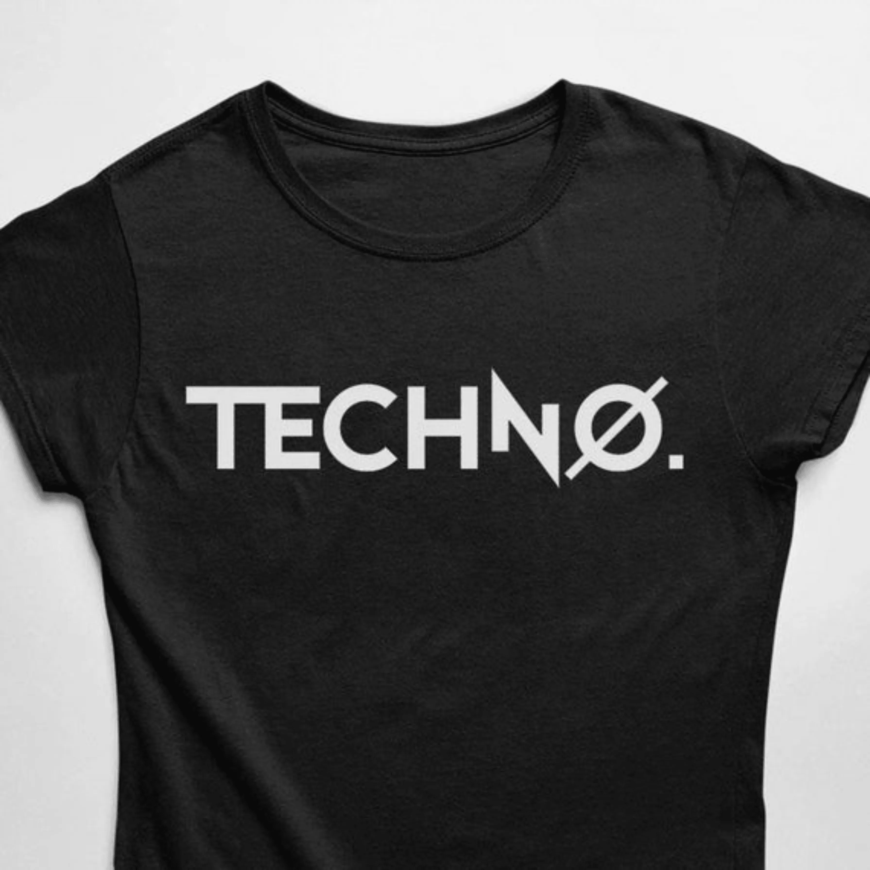 'New Techno' T-Shirt (schwarz / Frauen)