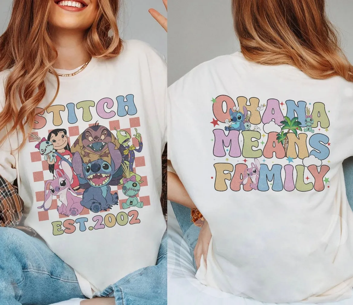 Ohana Blue Alien Shirt for Women