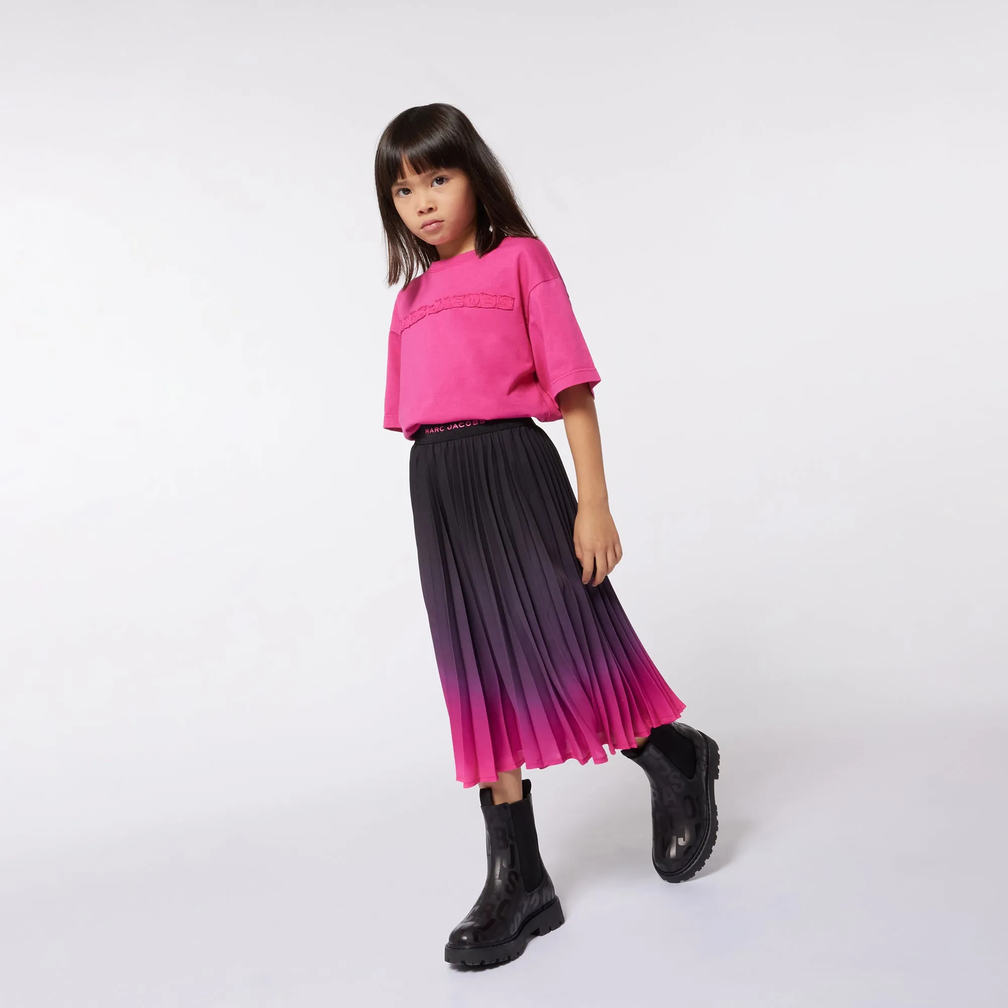 Ombre pleated skirt by Marc Jacobs