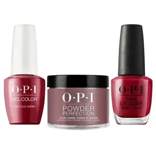 OPI Trio: H02 Chick Flick Cherry