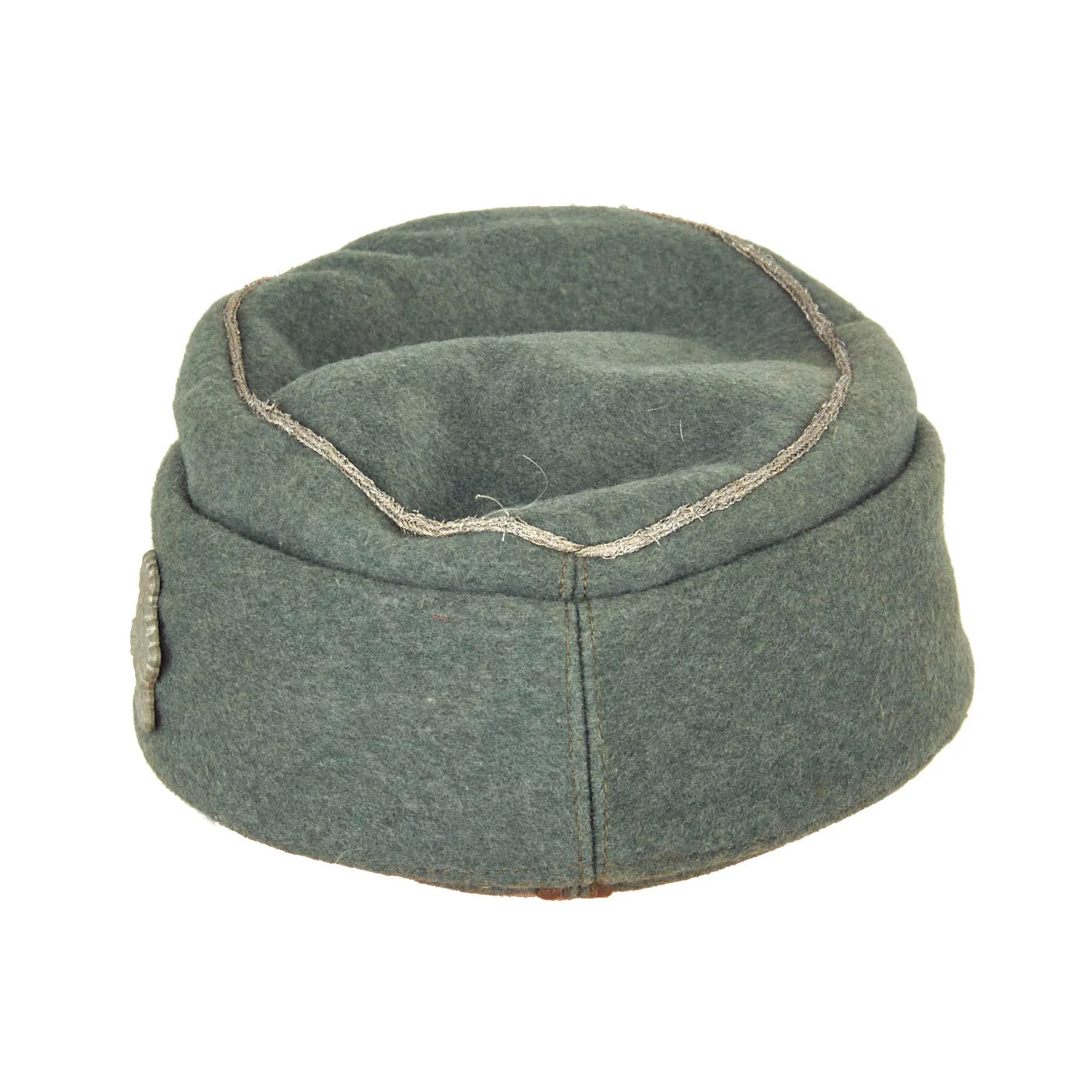 Original German WWII Heer Jäger Officer M43 Bergmütze Field Cap with Oak Leaf Badge - size 57