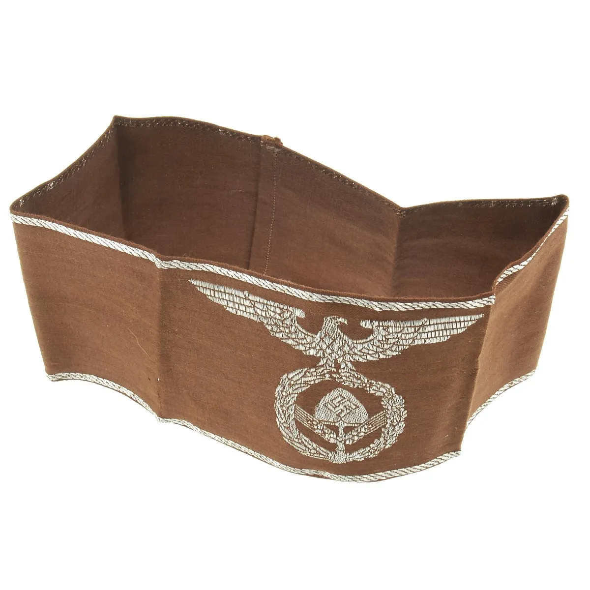 Original U.S. WWII Named Bring Back Grouping in Box - German Armbands, Medals, Flags, Cigars, Insignia