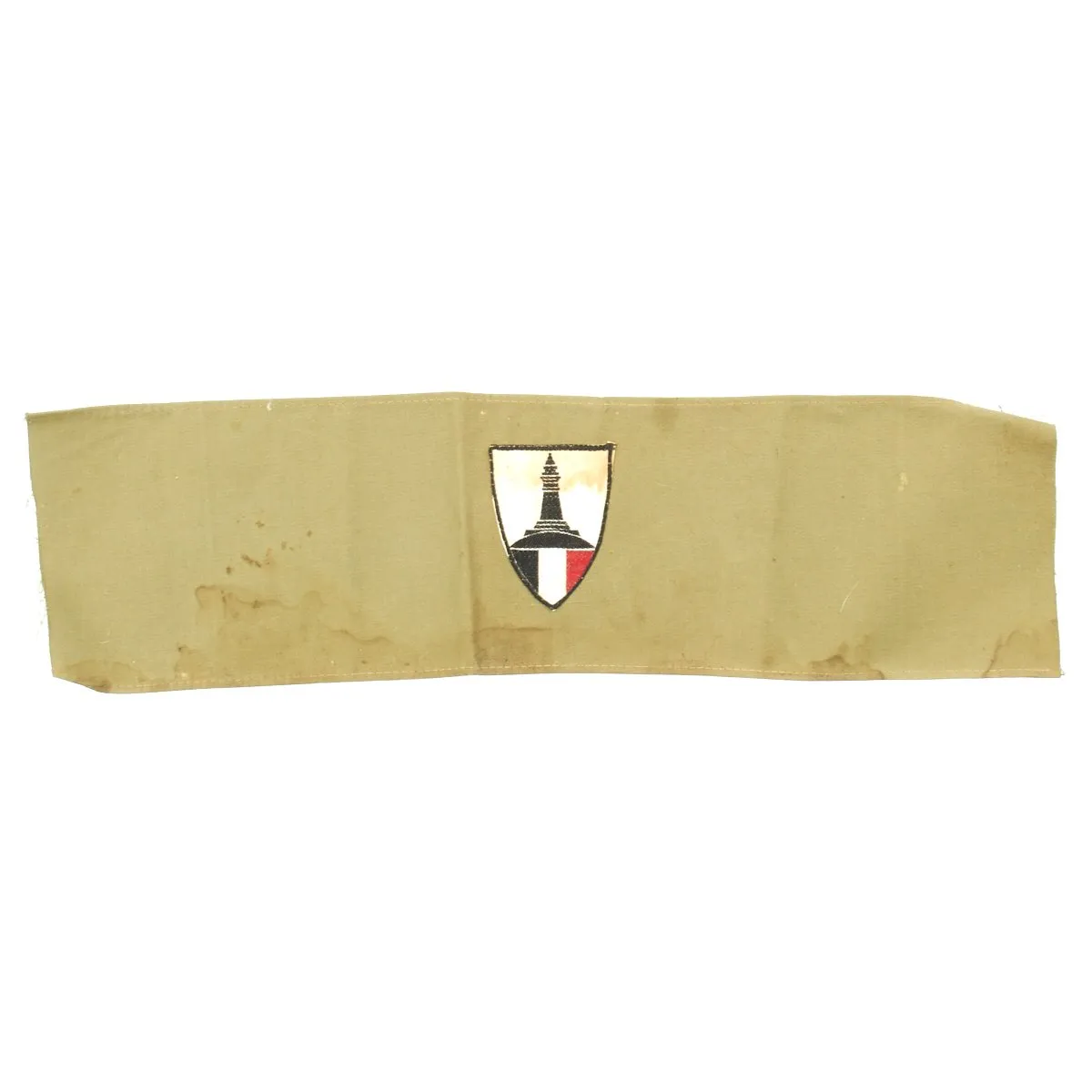 Original U.S. WWII Named Bring Back Grouping in Box - German Armbands, Medals, Flags, Cigars, Insignia