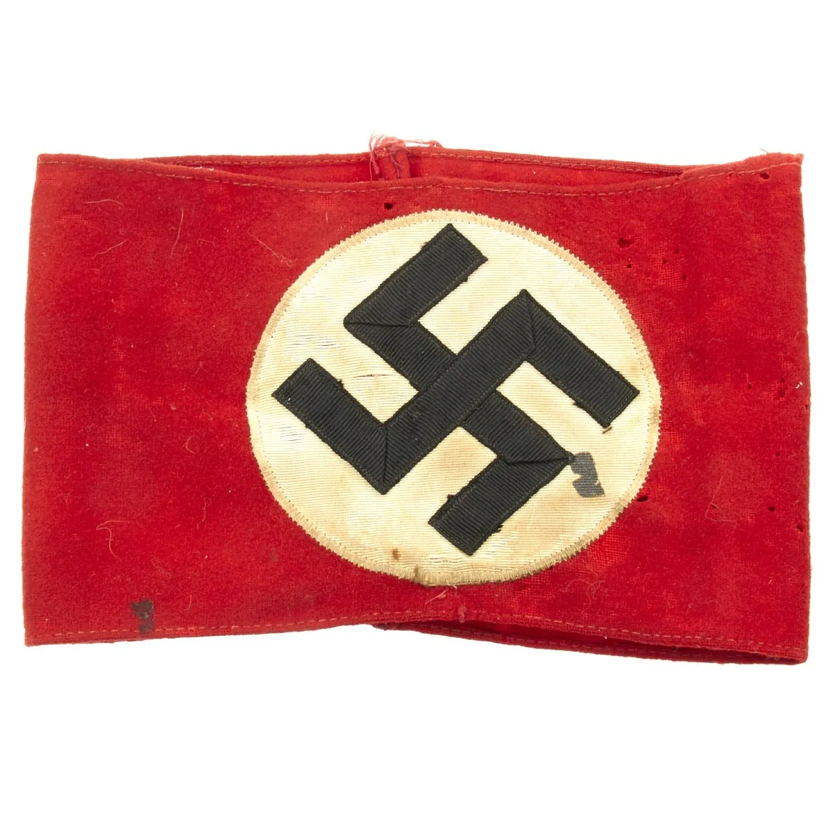 Original U.S. WWII Named Bring Back Grouping in Box - German Armbands, Medals, Flags, Cigars, Insignia