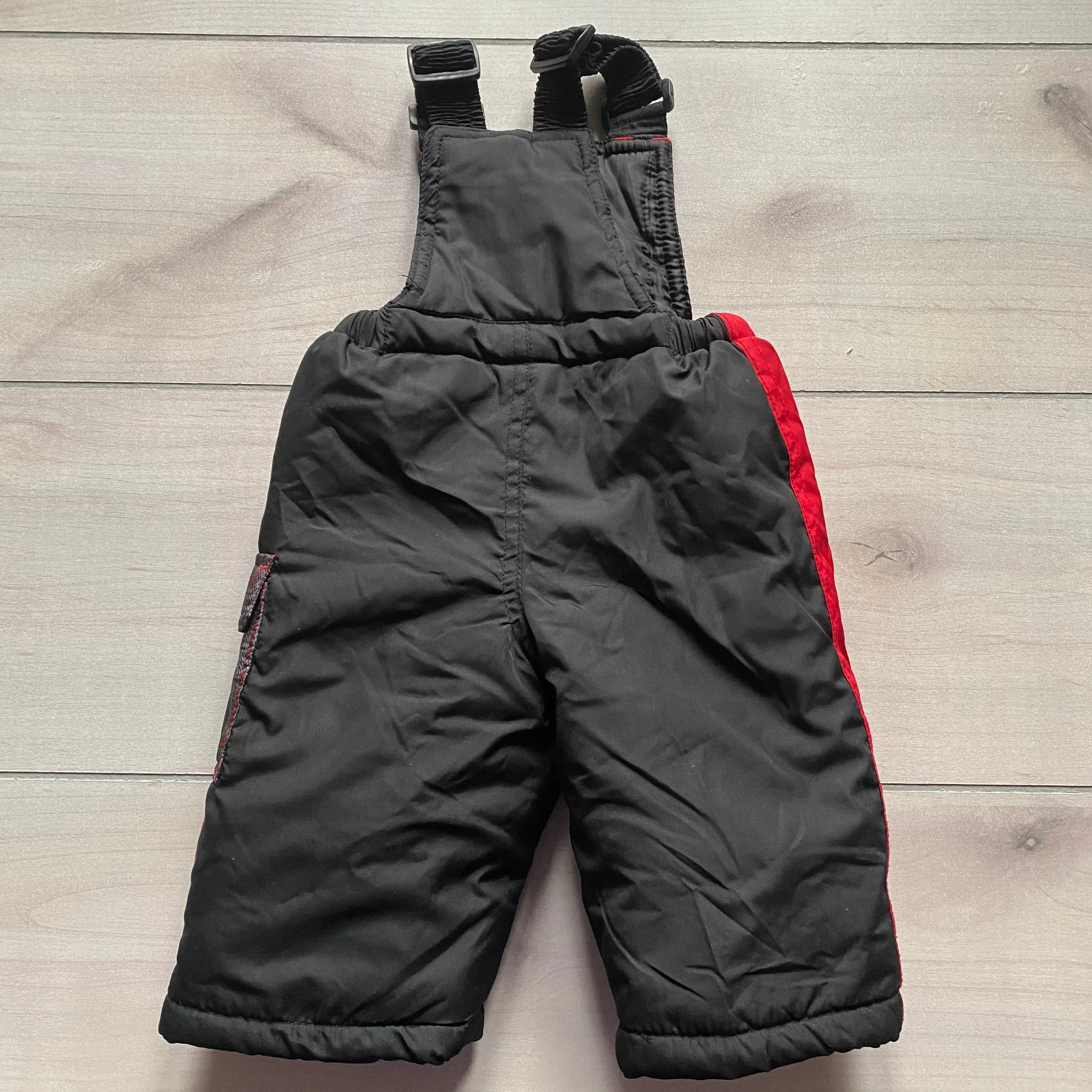 Pacific Trail Black & Red Snow Bib