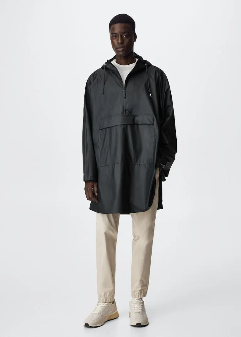 Packable raincoat