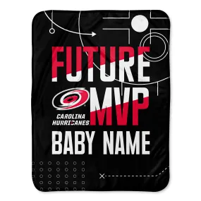 Personalized Carolina Hurricanes MVP Baby Pixel Fleece Blanket