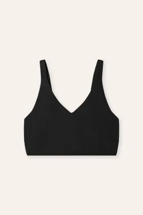 PIAN cashmere-blended tank (Black)