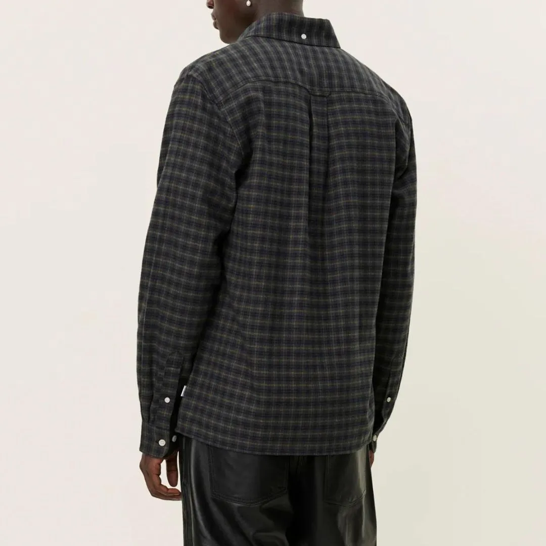 Pine Green Kent Cotton Check Shirt