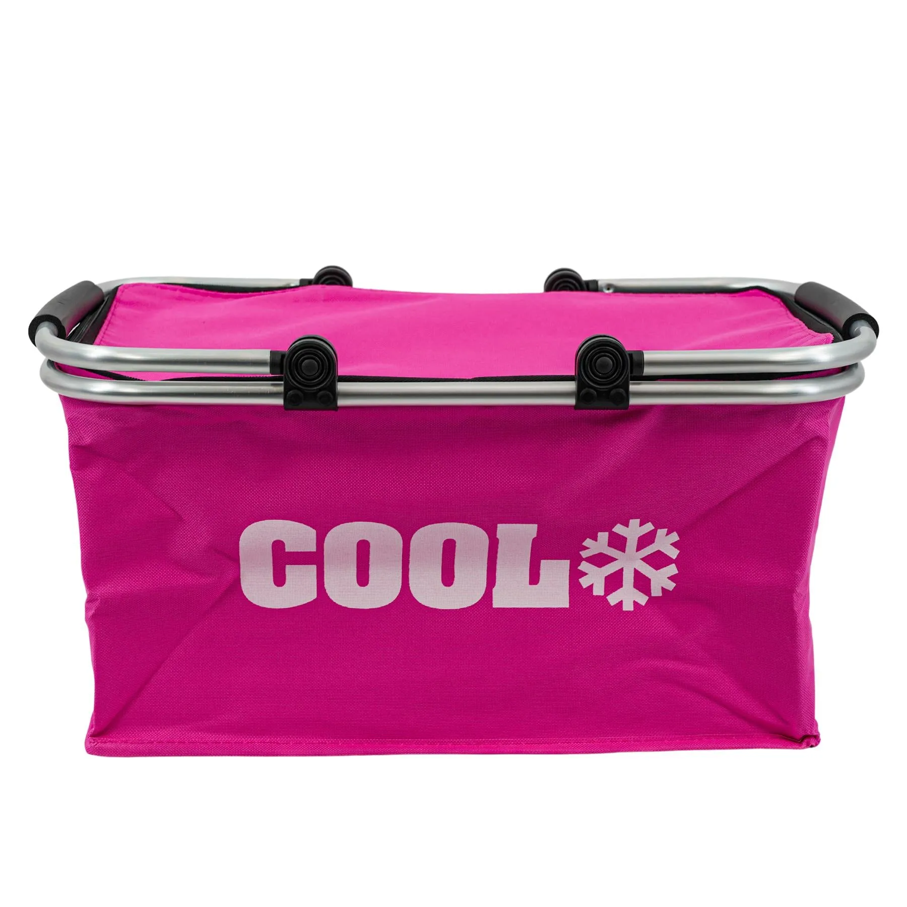 Pink Cooler Basket Bag