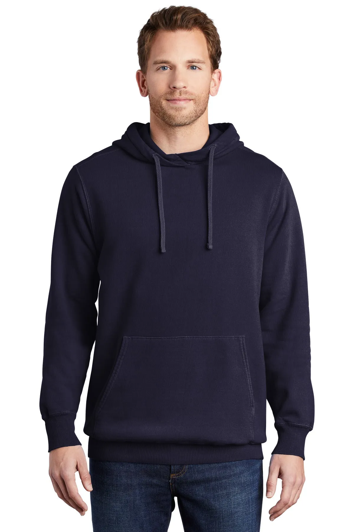 Port & Company® Beach Wash® Garment-Dyed Pullover Hooded Sweatshirt. PC098H