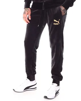 Puma Men's Forever Better T7 Zip-Front Velour Jogger