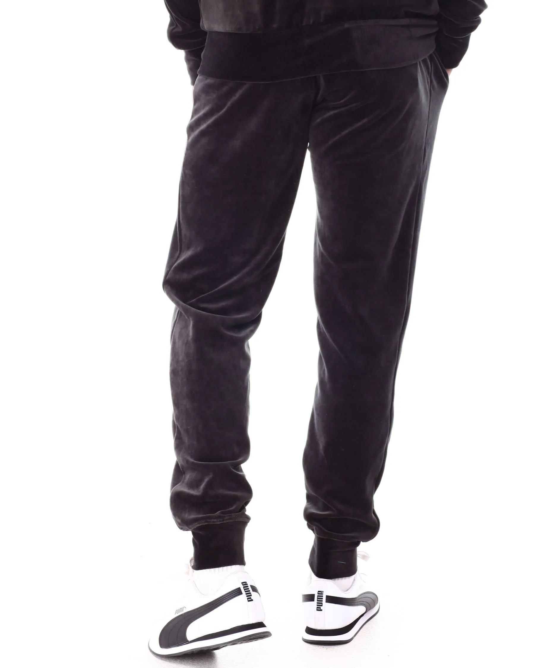 Puma Men's Forever Better T7 Zip-Front Velour Jogger