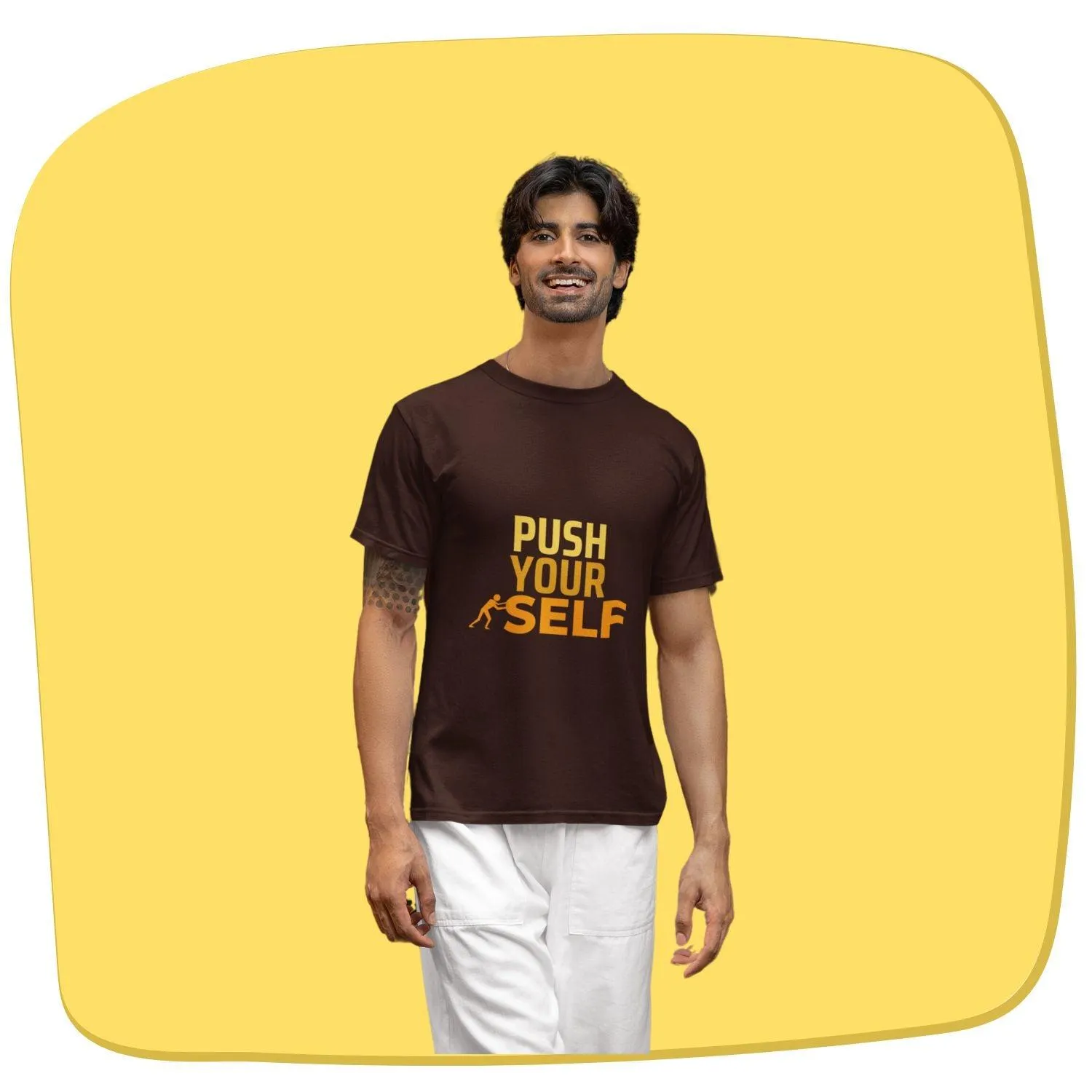 Push your self - Men's T-Shirt