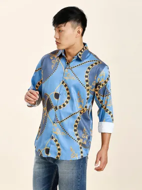 Pushpa 2 Abstract Printed Men's Shirt