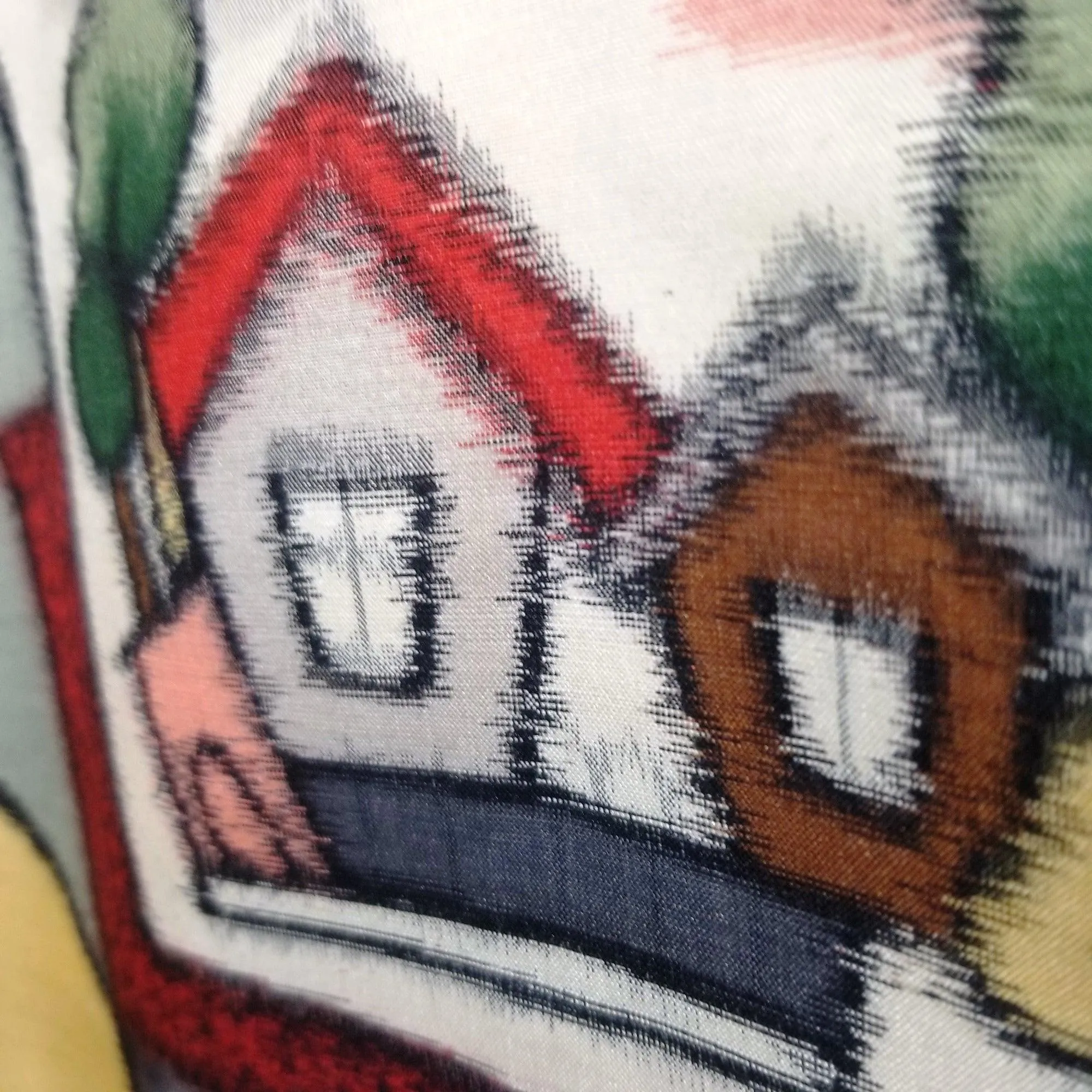 "Little Houses" Vintage Meisen Haori