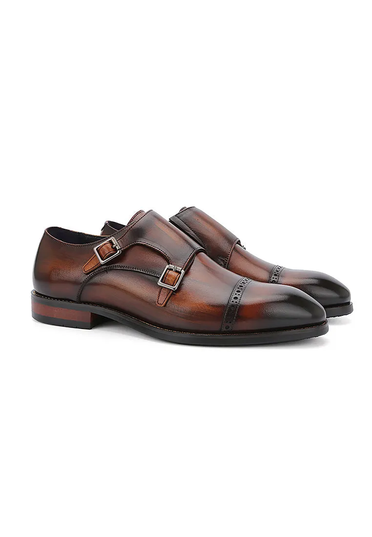 Rad Russel Prestige Leather Toe Cap Monkstrap