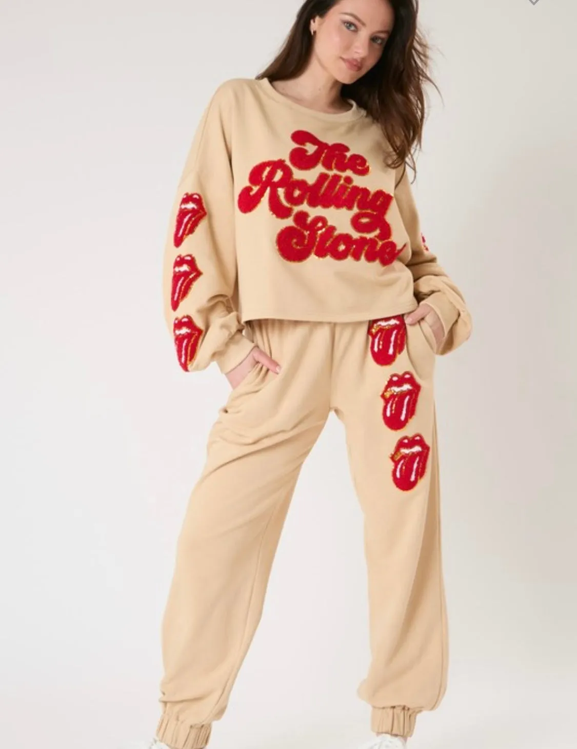 Red Hot Rolling Stones Joggers