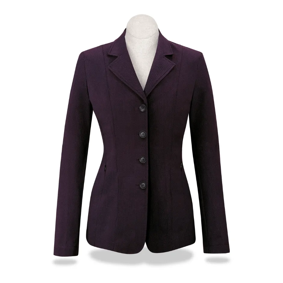 RJ Classics Palermo Show Coat - Merlot Herringbone - 2L