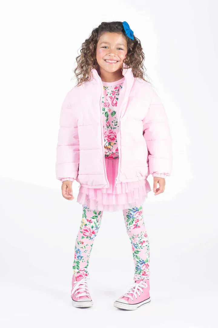 Rock Your Baby - Pink Padded Jacket With Lining